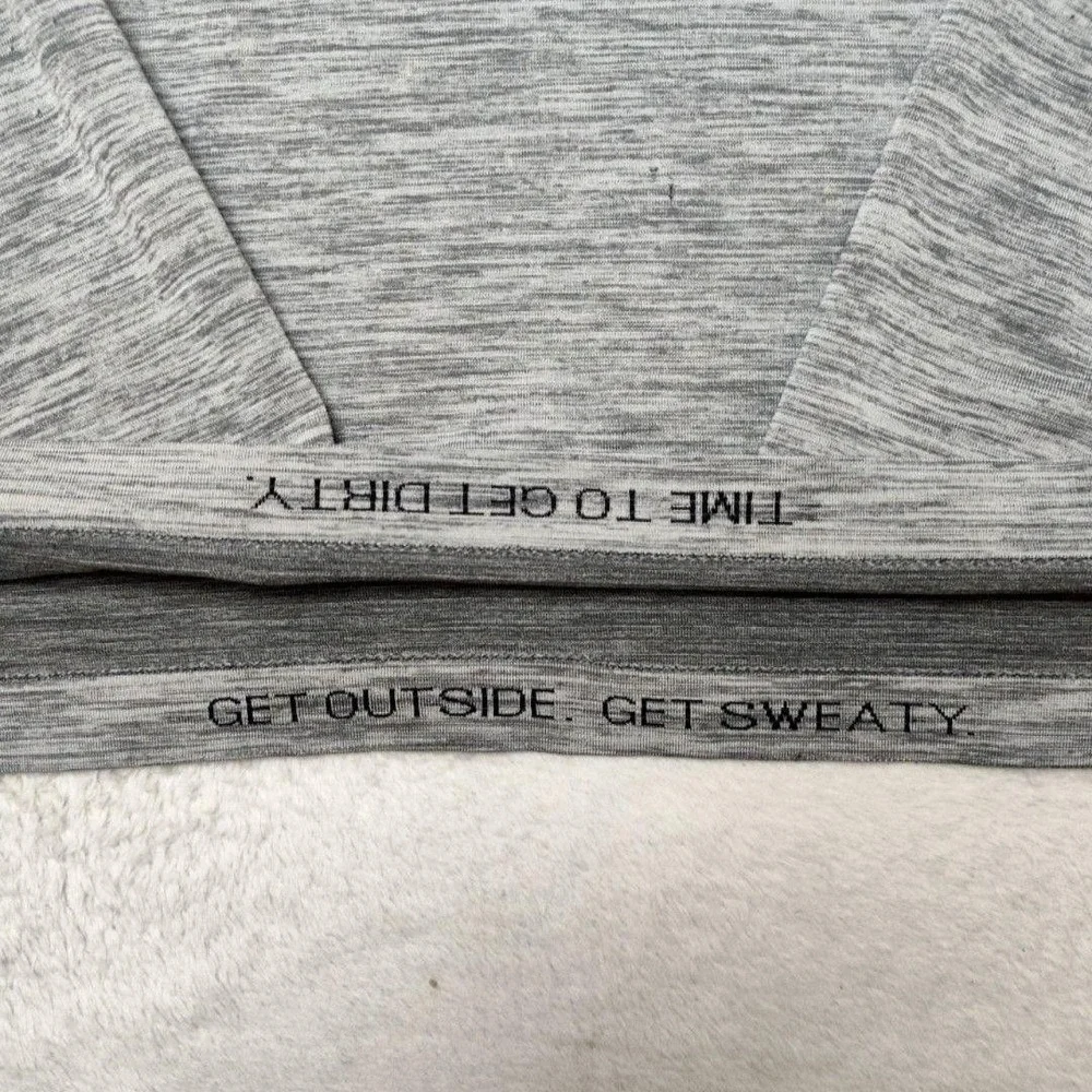 Lululemon Pullover Womens‎ Large Gray Swiftly Tech Quarter Zip Long Sleeve Golf